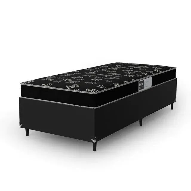 Cama box solteiro + Colchão Solteiro Espuma - Foto 2