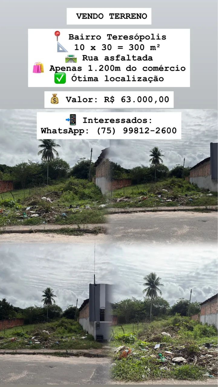 Vendo Terreno no Teresópolis 