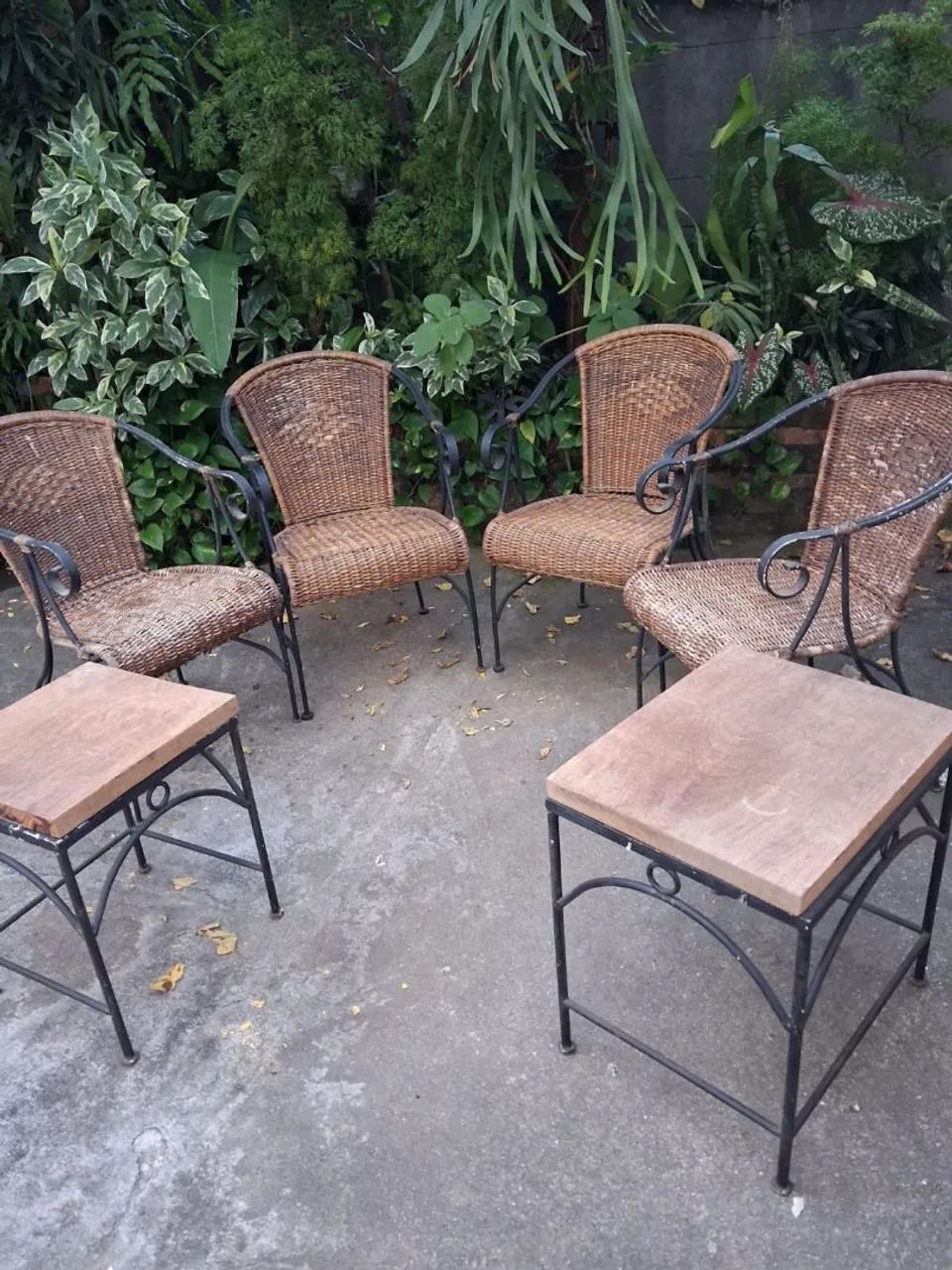 Conjunto de  Cadeiras de vime para varanda - Foto 2