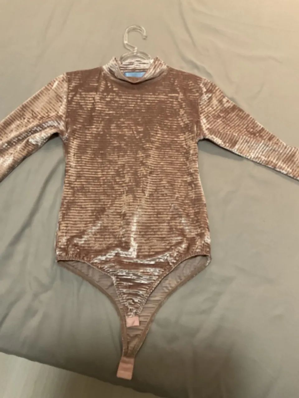 Body manga comprida rose tamanho P