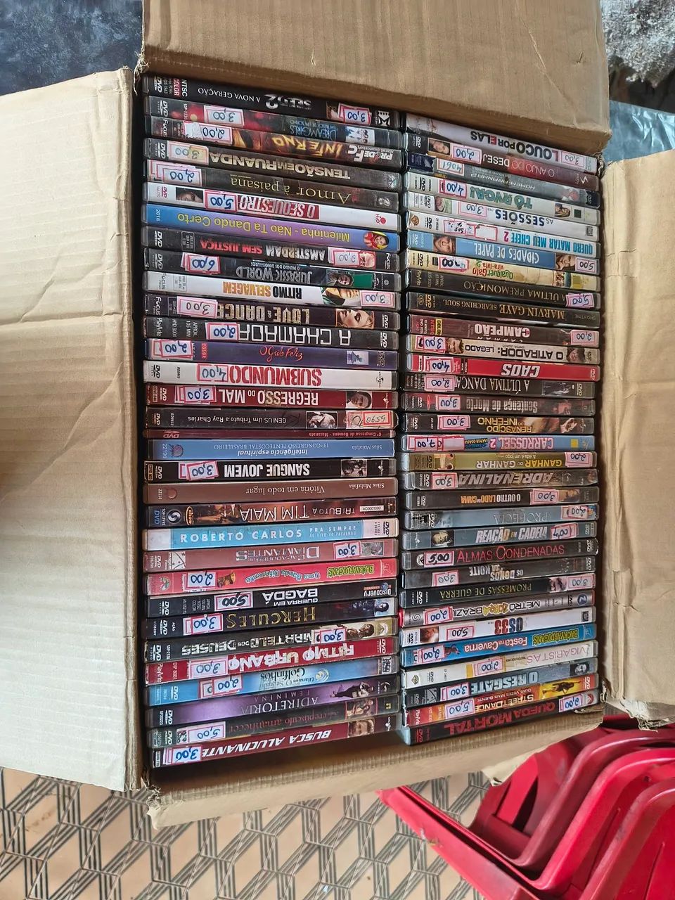 Lote de 120 DVDs