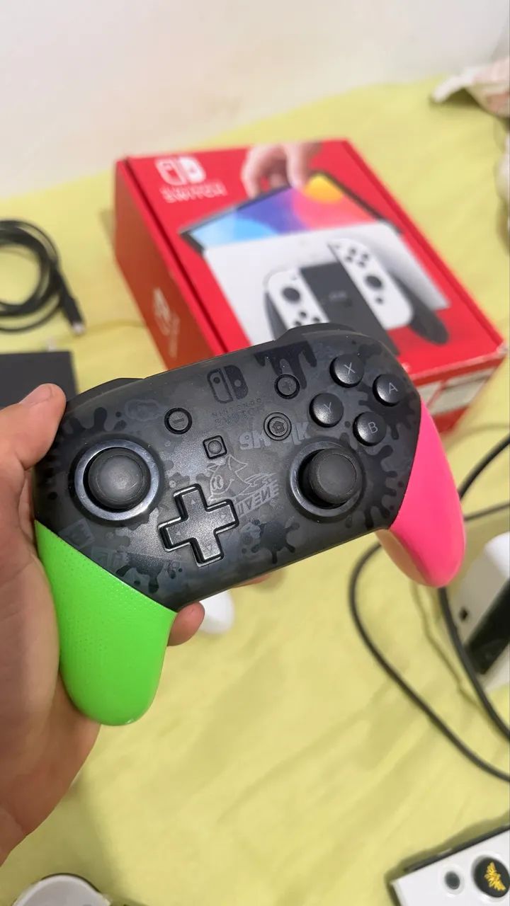 Nintendo Switch OLED Completo - Excelente Estado! - Foto 3