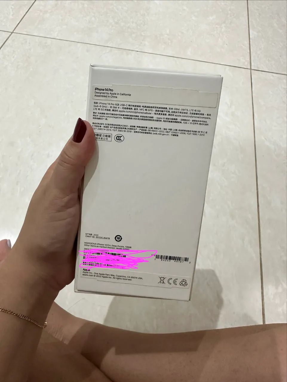 ? Caixa Original Apple iPhone 14 Pro - Excelente Estado! ? - Foto 2
