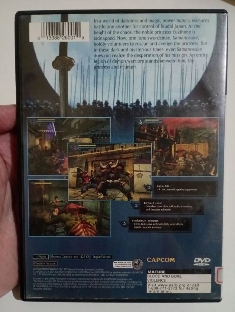 Jogos ps2 originais - Onimusha - FAÇO OLX PAY! - Brinquedos e