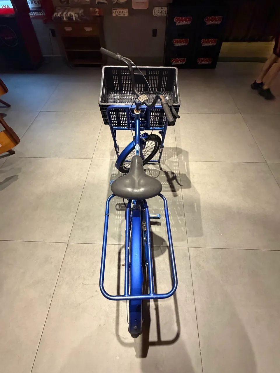  Bicicleta de Carga Fortezza com Cestão Frontal e Bagageiro Reforçado - Foto 3