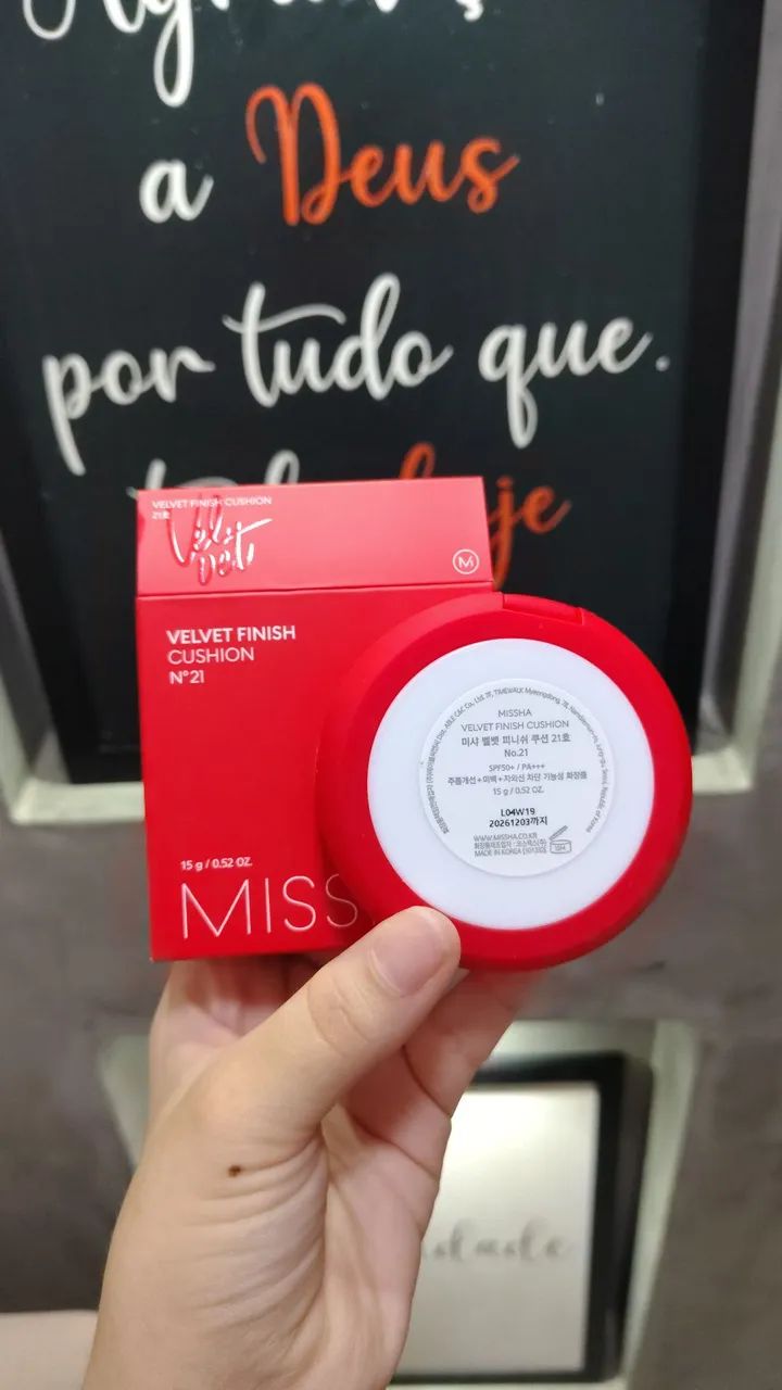 BASE COREANA MISSHA - VELVET FINISH CUSHION - Foto 4