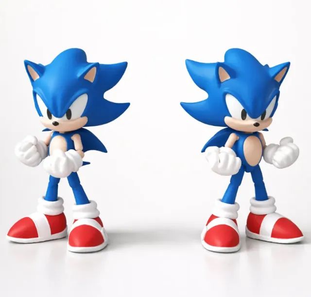 Boneco Articulado Sonic Impressão 3d - Foto 4