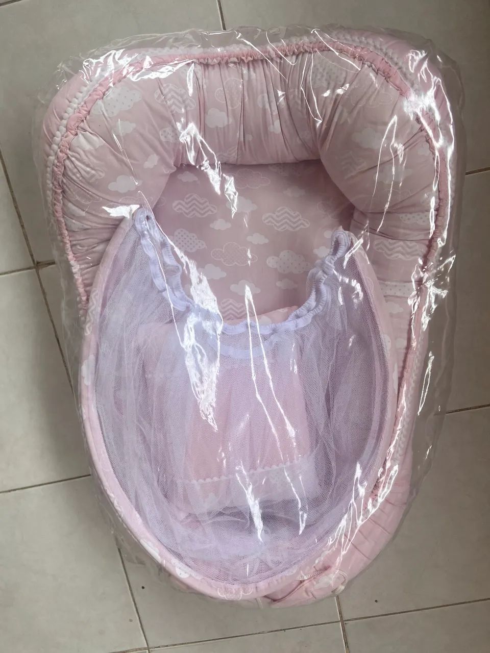 Ninho de bebê regulável com rede - Foto 2