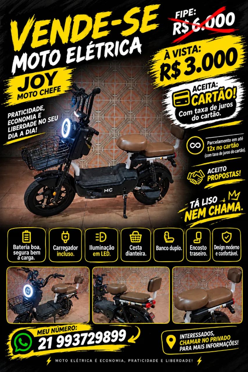 Bicicleta elétrica scooter 