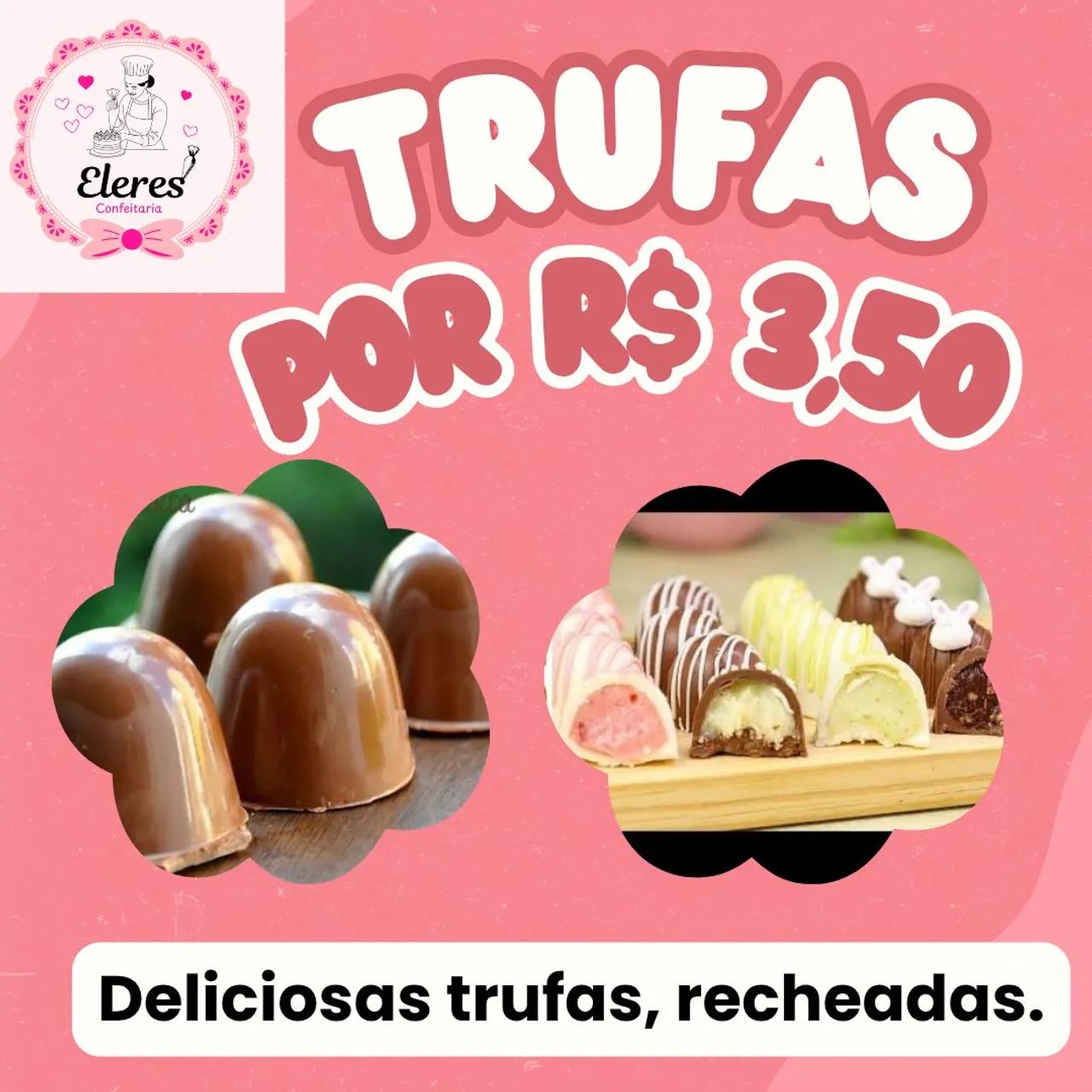 Trufas recheadas