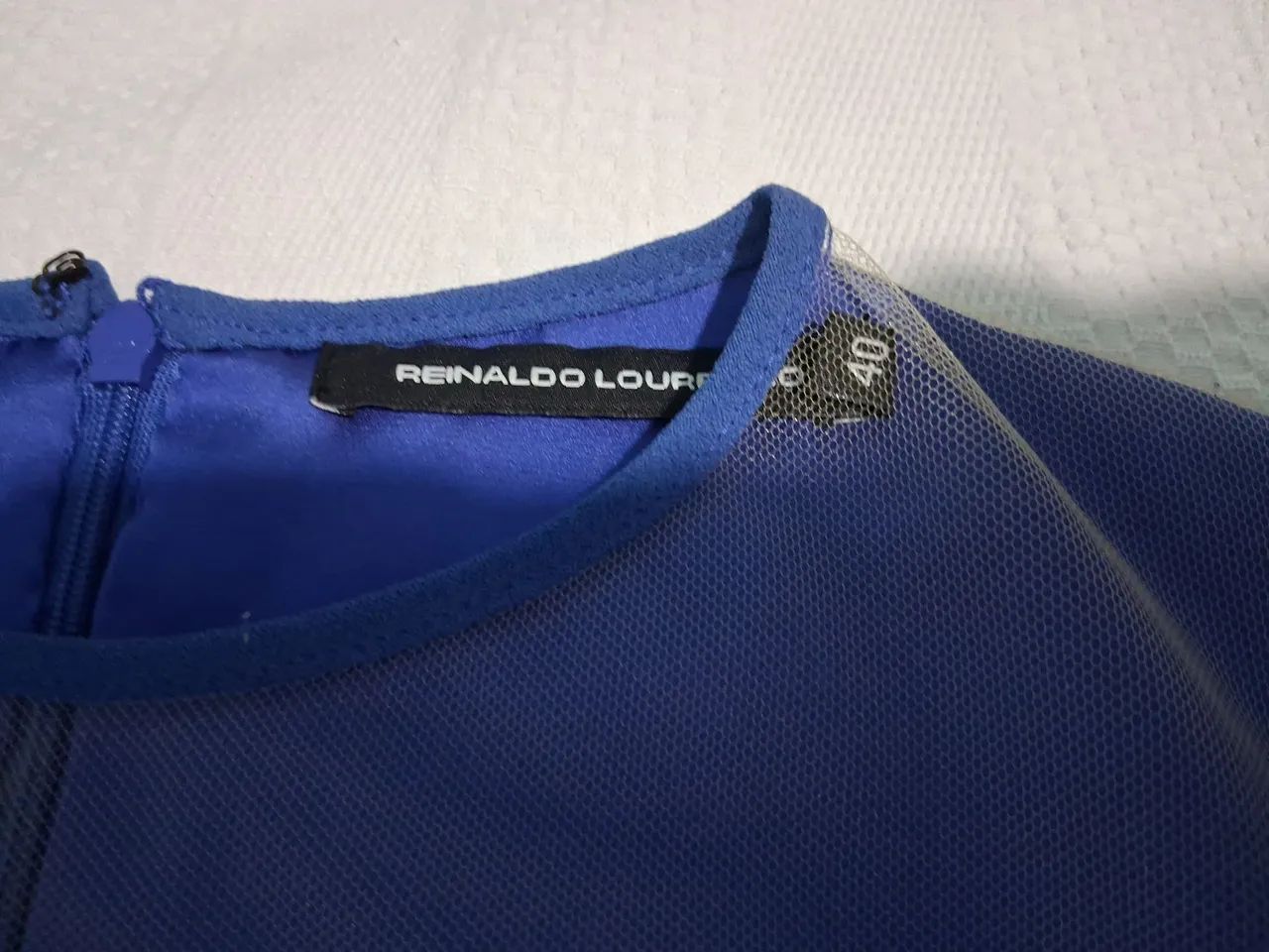 Lindo vestido azul Reinaldo Lourenço  - Foto 3