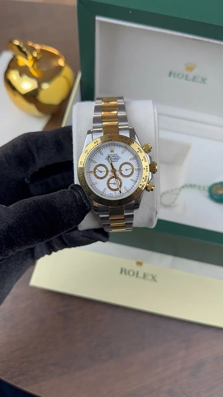 Relógio Rolex Daytona Gold  - Foto 3