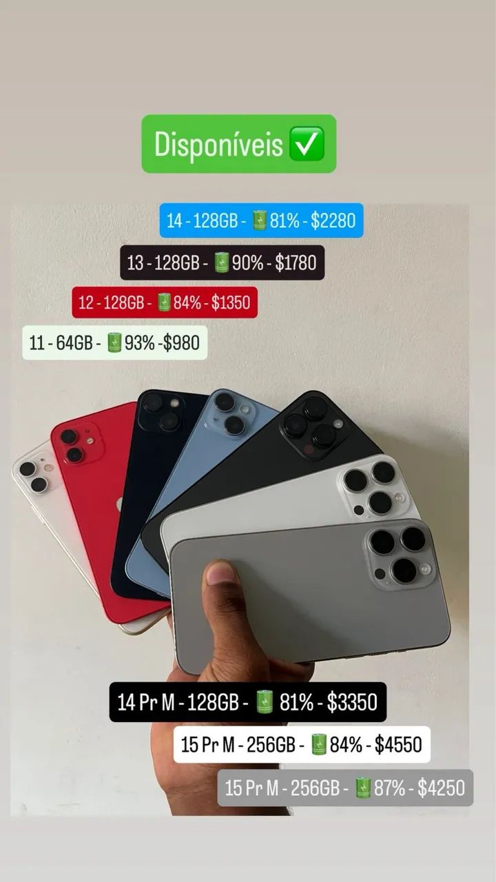 iPhone disponível 