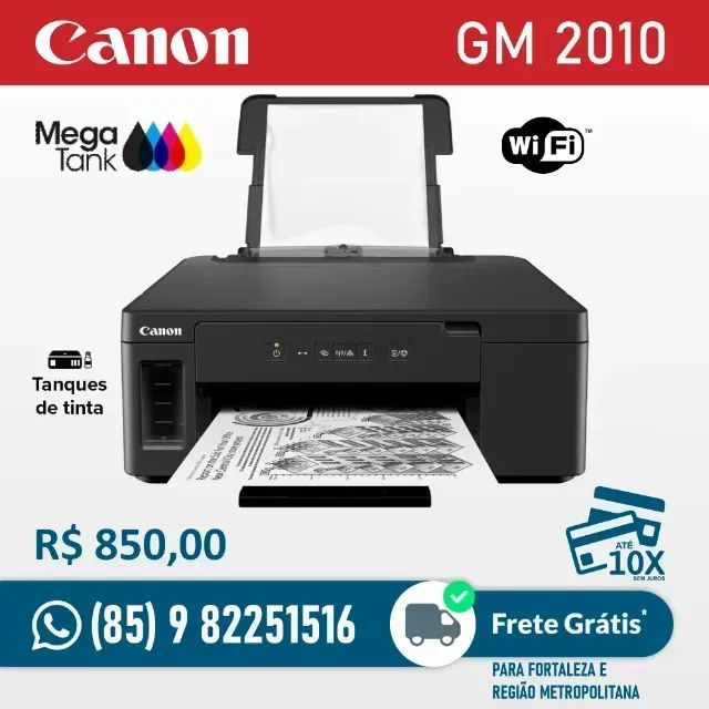 Impressora Canon GM2010 - FRENTE E VERSO AUTOMATICO - NOVA