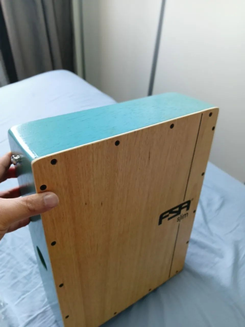 Cajon FSA Slim Eletroacustico - novo - Foto 2