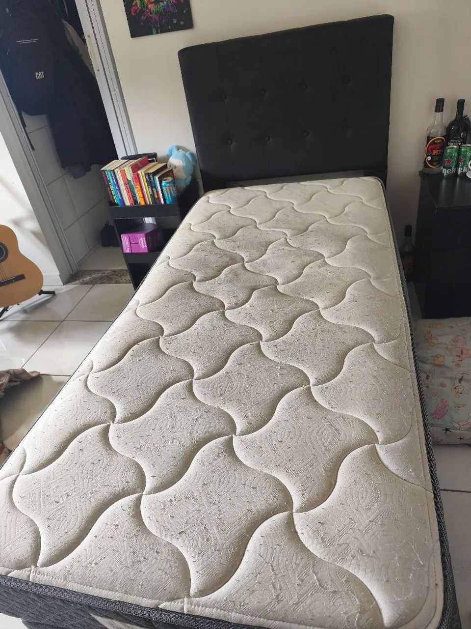 CAMA BOX SOLTEIRO BAÚ 