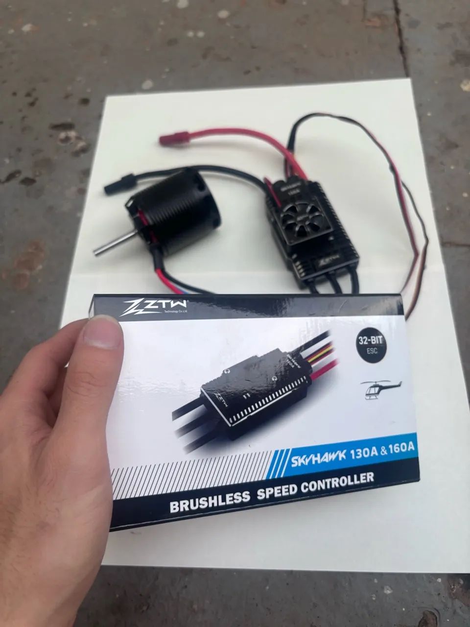 Kit motor e Esc para helicóptero 700 Align xlpower goblin sab - Foto 3