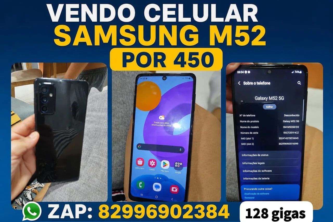 Celular Samsung m52