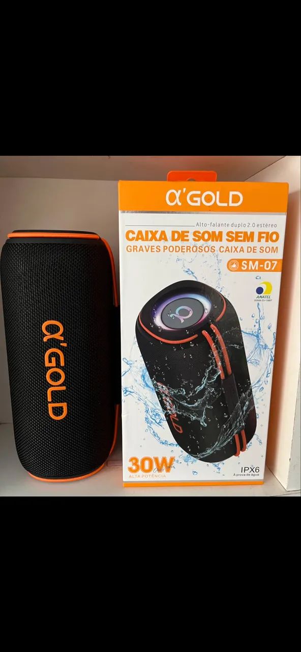 Caixa de som gold 30w