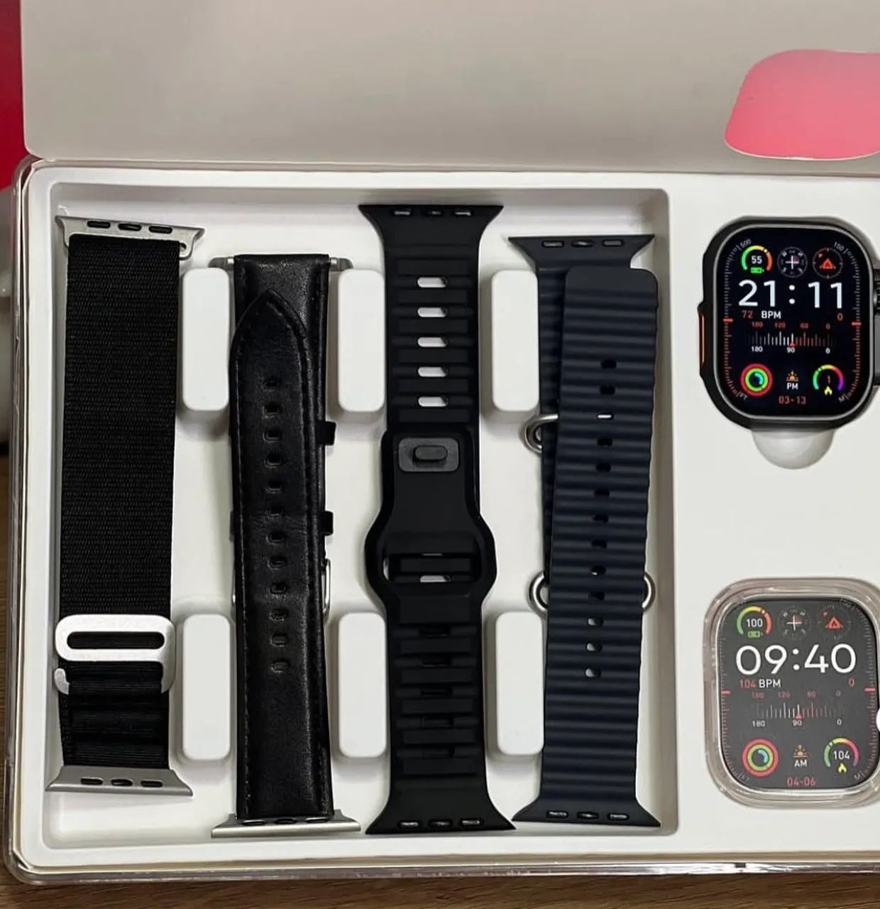 Relógio Smartwatch Ultra 3 AI 5G Bluetooth Tela AMOLED - Foto 4