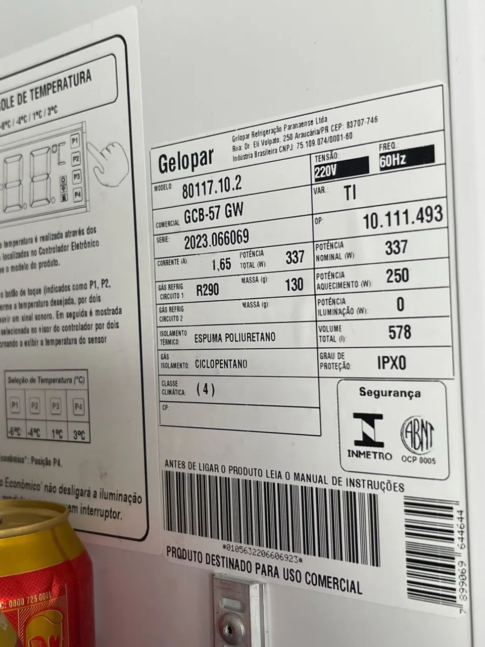 Cervejeira gelopar 578l - Foto 2
