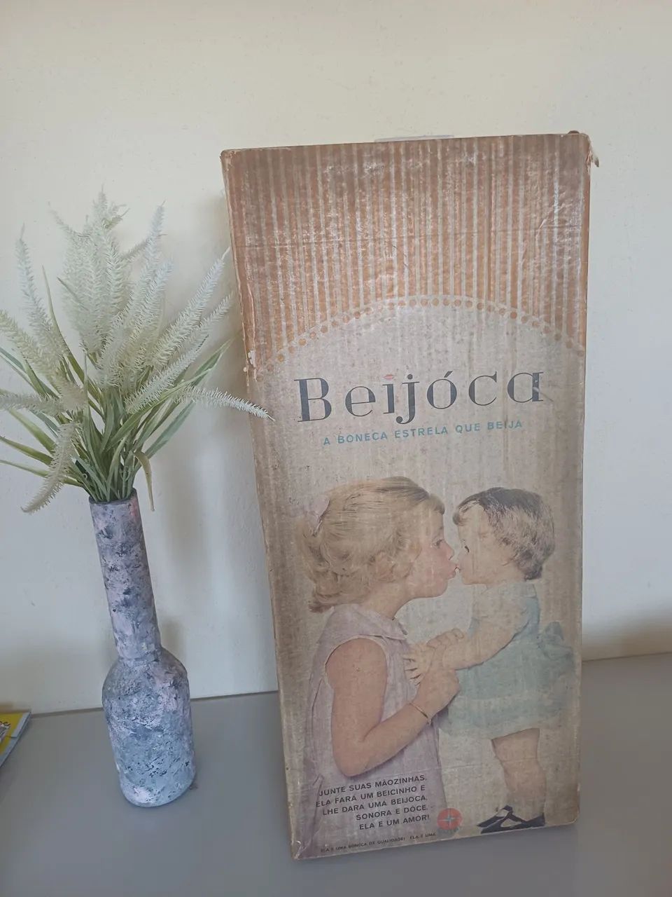 Caixa  Para Boneca Beijoca Antiga 