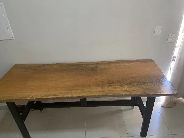 Mesa de Madeira Moderna - Foto 3