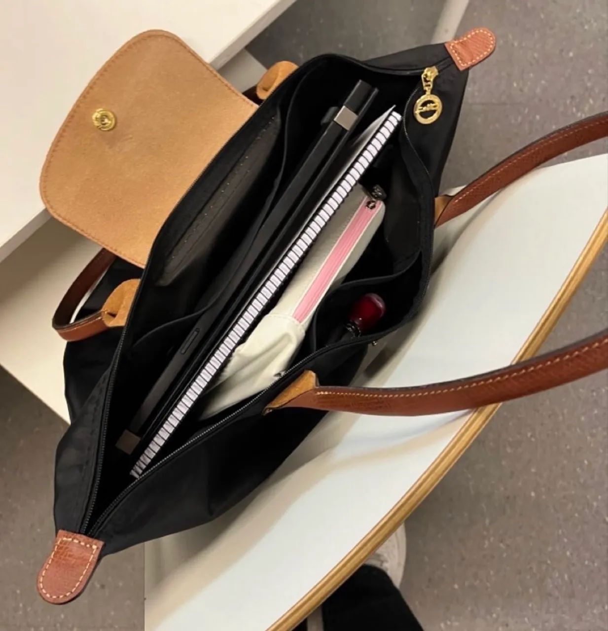Bolsa longchamp Back - Tamanho G  - Foto 3