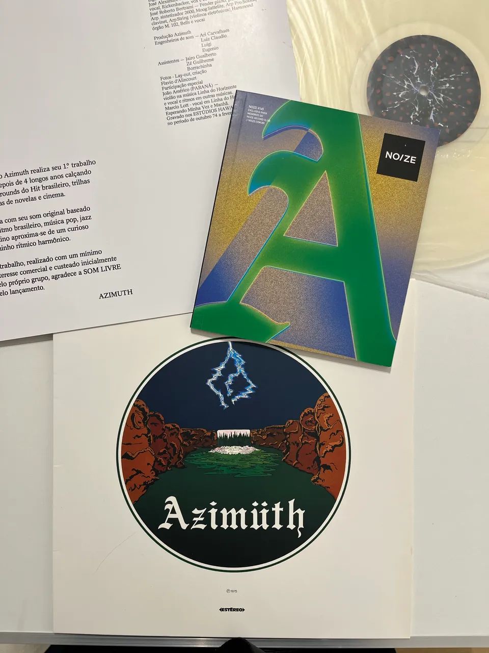 Vinil - Azymuth - Azimüth - LP NOIZE NRC081- com revista - Foto 2
