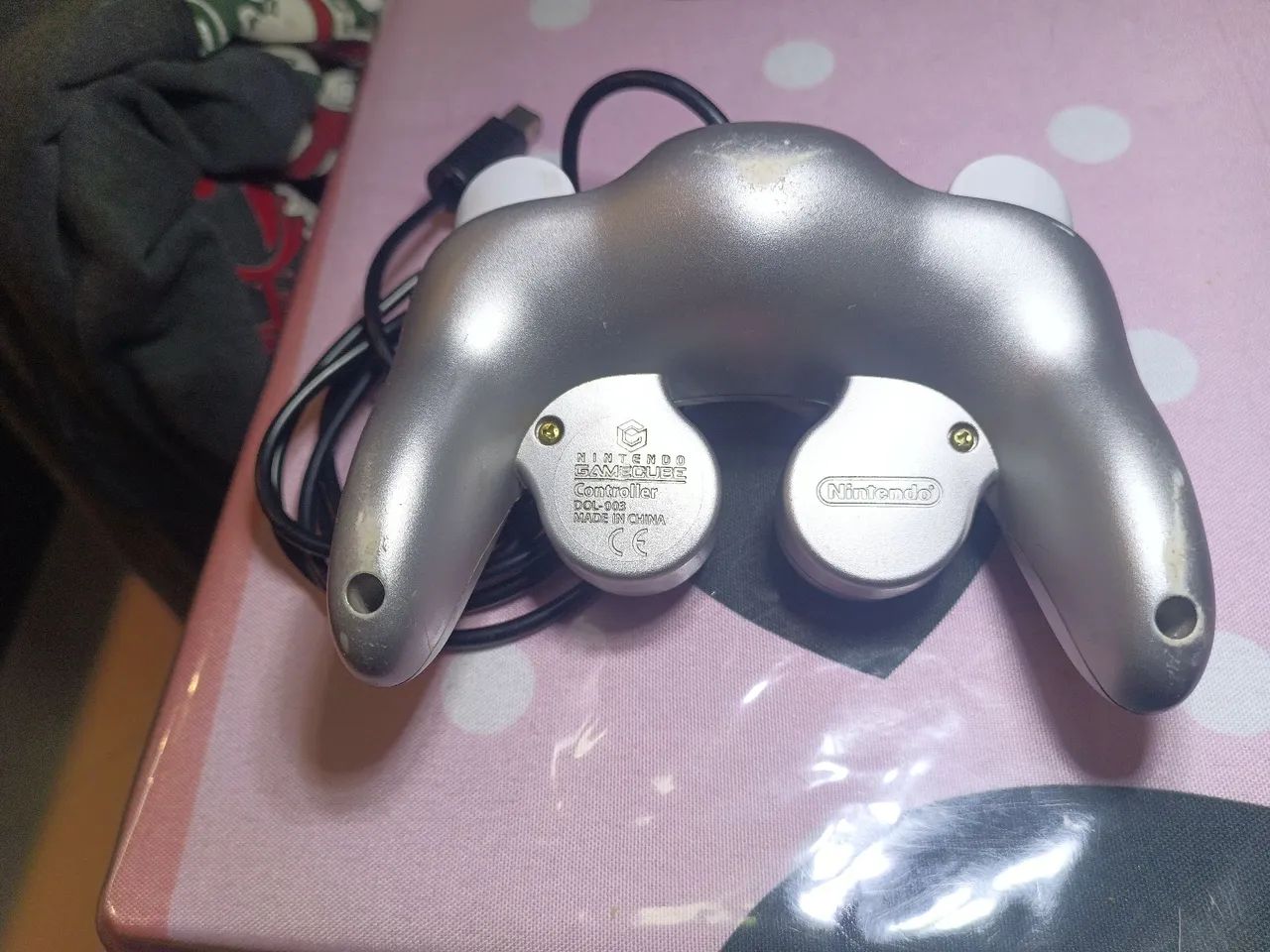 Controle Game Cube original prata  - Foto 3