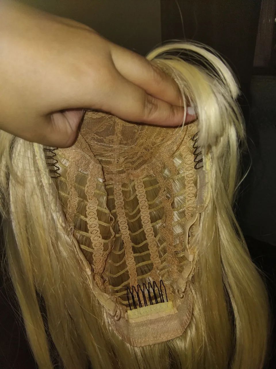 Cosplay Peruca Loira Ondulada - Foto 3