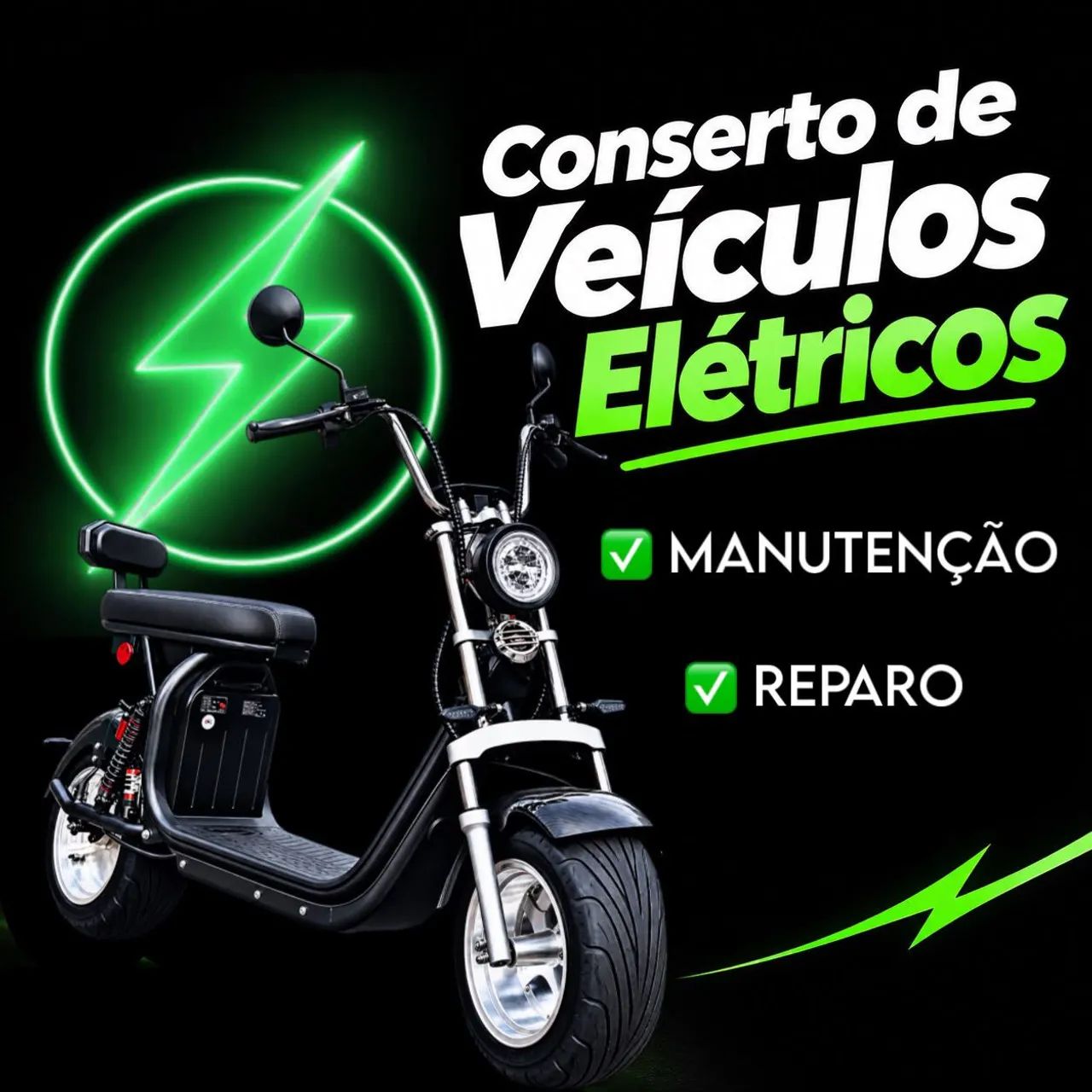 CONCERTO E MANUTENÇÃO DE VEÍCULOS ELETRICOS