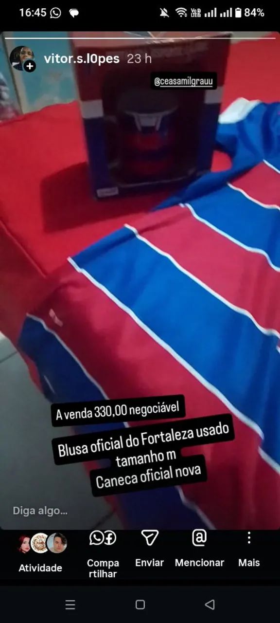 Blusa e caneta oficial do Fortaleza  - Foto 2