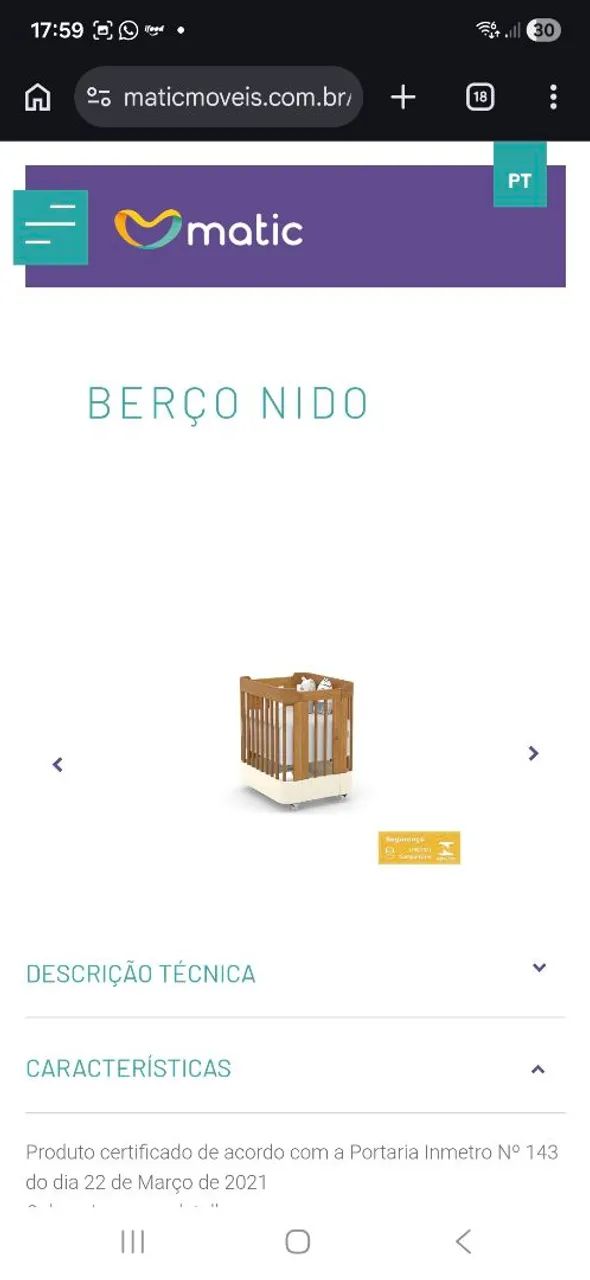 Berço Evolutivo Nido_Matic - Foto 2