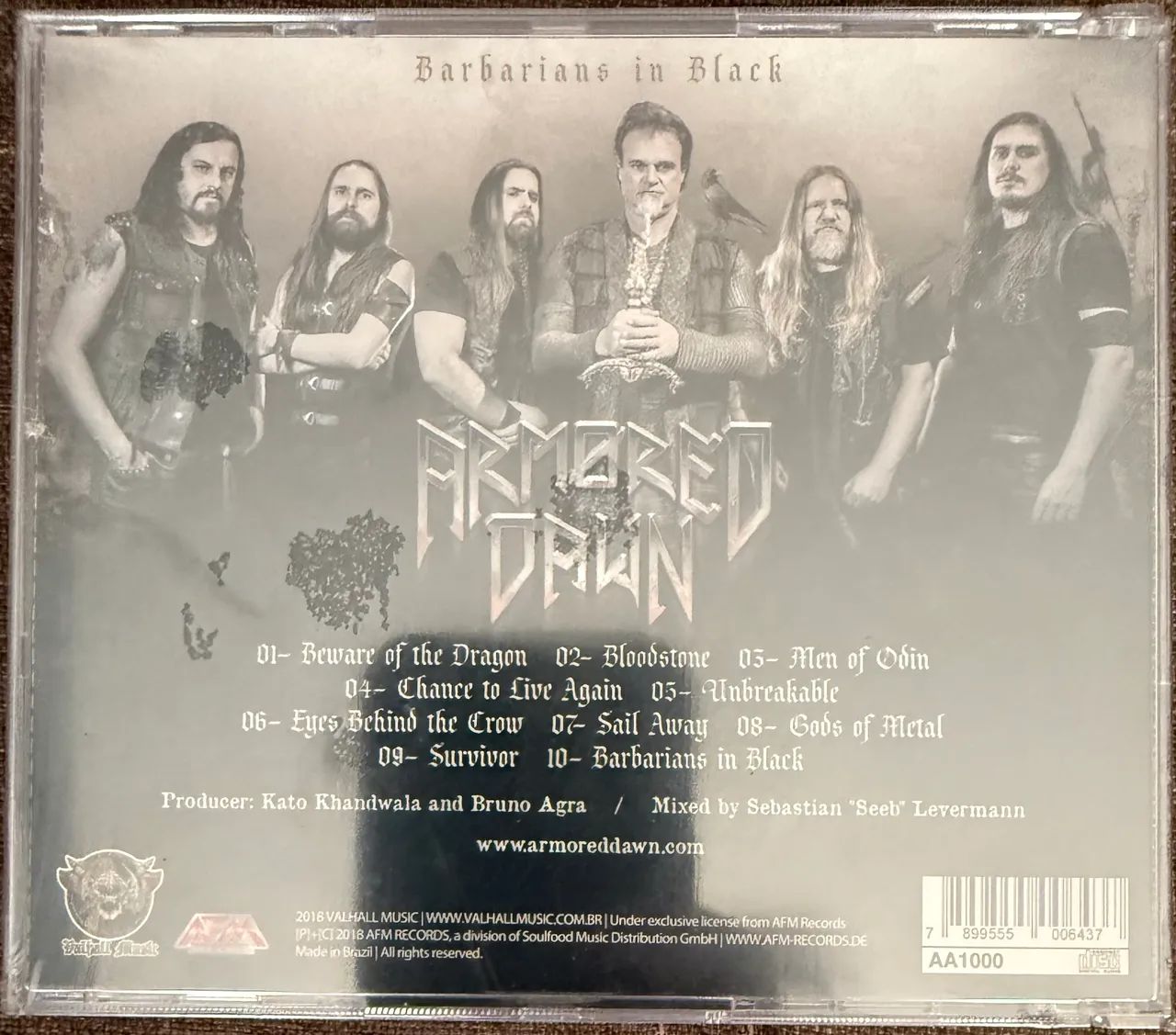 CD Armored Dawn - Barbarians in Black - Foto 2