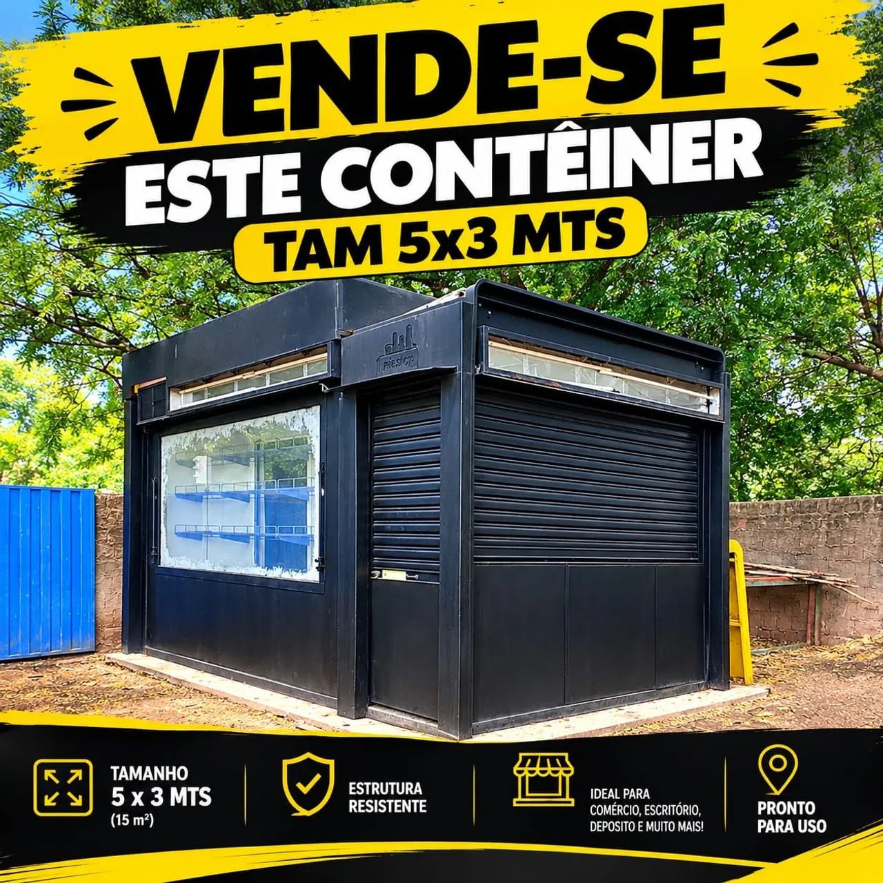Vende-se Container 5x3 