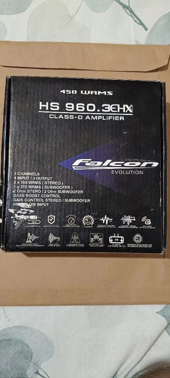 Módulo Falcon Evolution HS 960. 3EHX 450WRMS - Ótimo estado pouco usado. - Foto 2