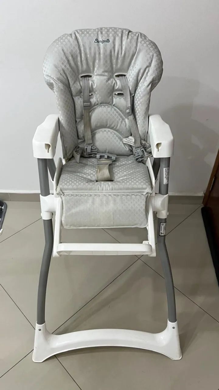 Cadeira de Alimentação Burigotto Merenda Granito Cinza - Até 15kg | Ótimo Estado - Foto 3