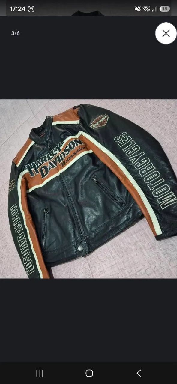 Jaqueta Harley Davidson Original Classic Cruiser  M - Foto 4