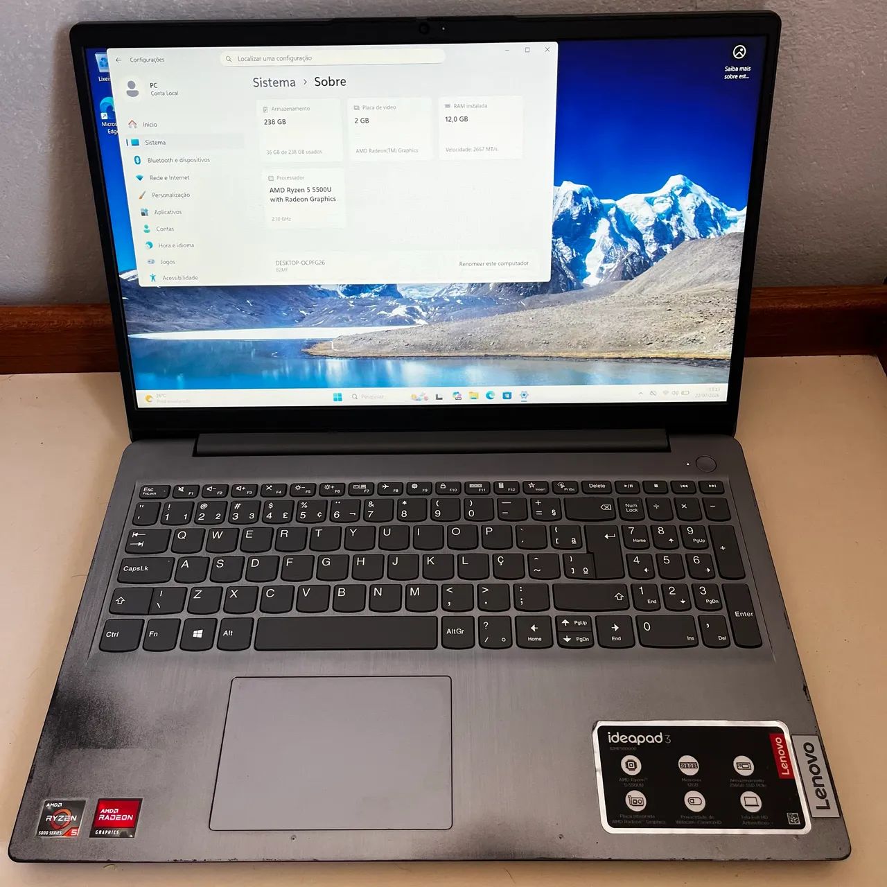 Notebook Lenovo Ideapad3 - 15ALC6 - Foto 2