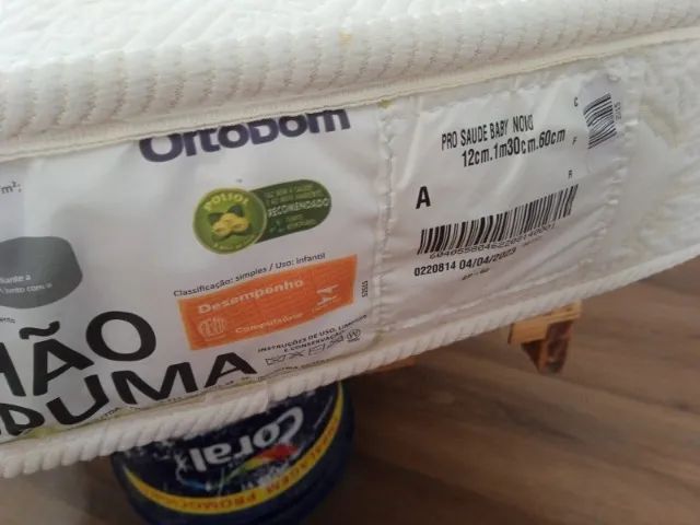 Colchão para Berço Ortobom Pró-Saúde Baby - Foto 2