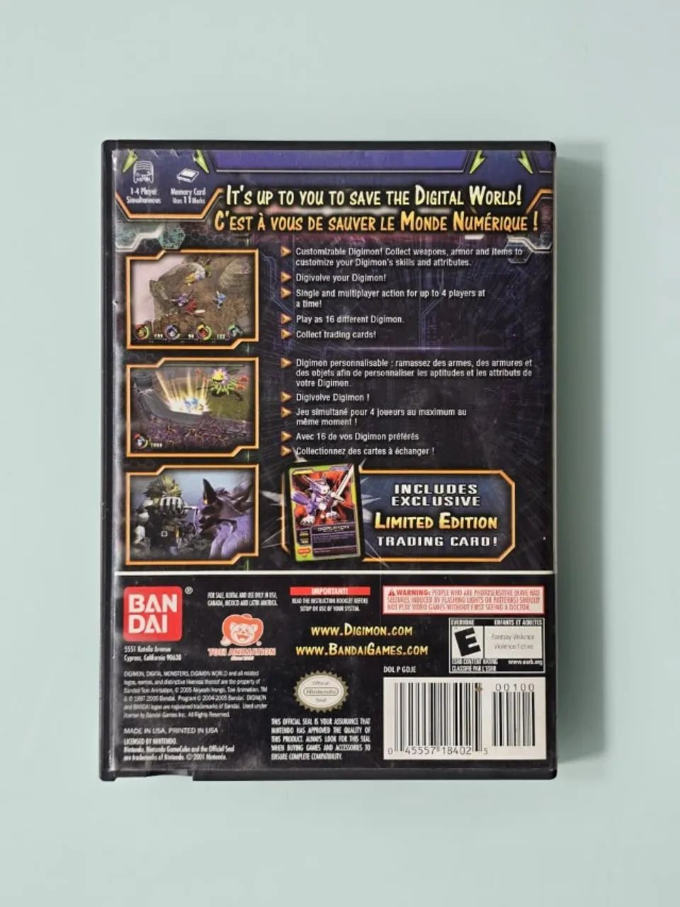 Jogo Digimon World 4 Gamecube (com defeito) - Foto 3