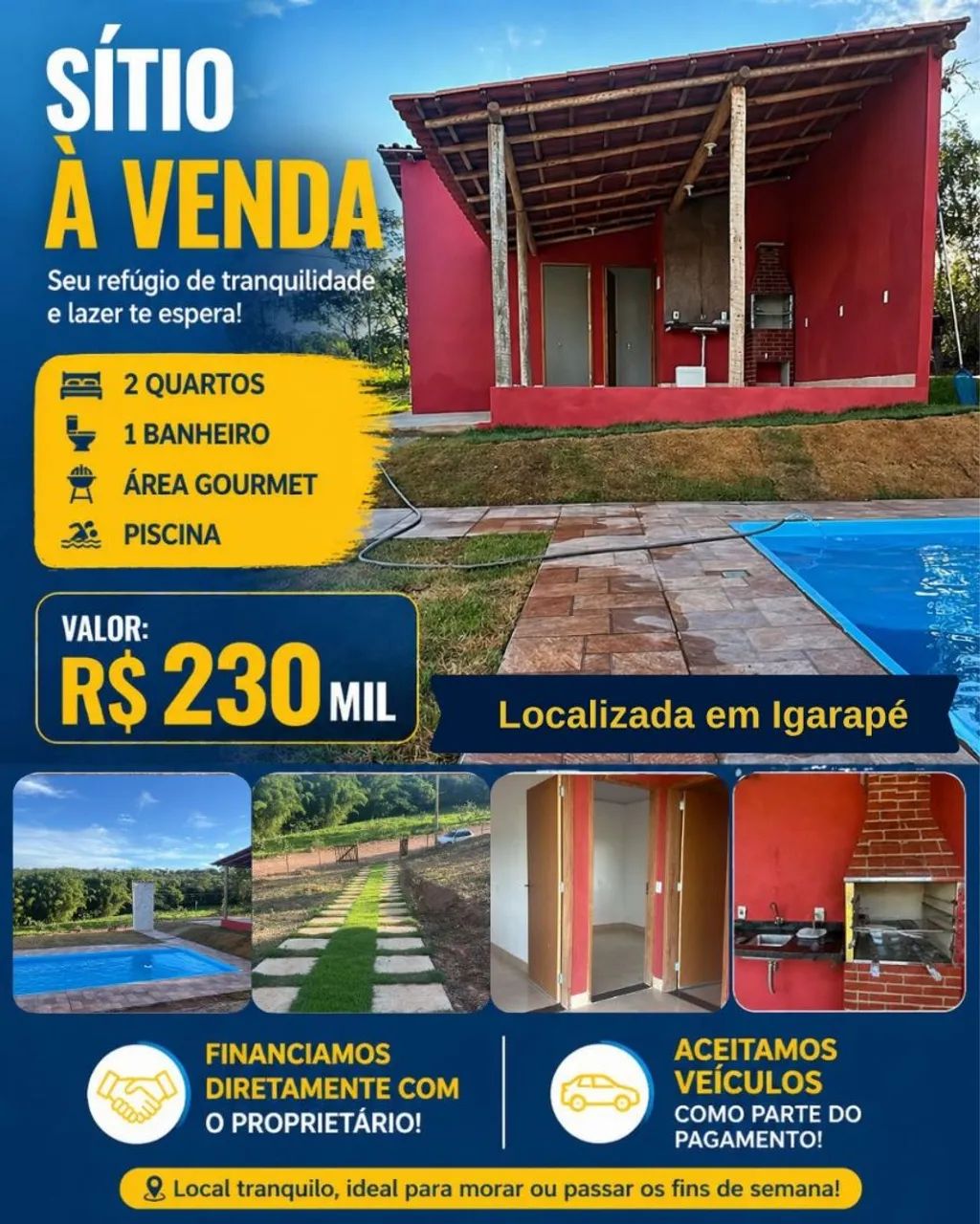 Casa em área rural 