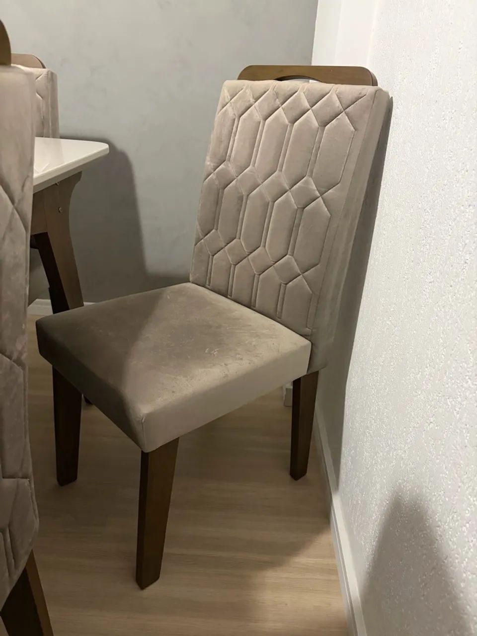 Conjunto de mesa de jantar com 6 cadeiras - Foto 4