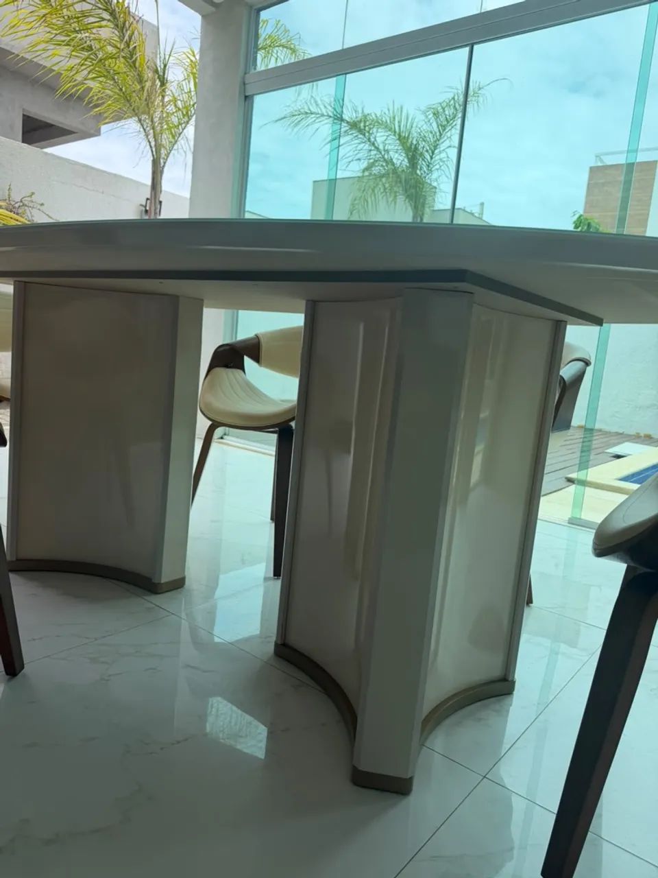 Mesa de Jantar com 6 cadeiras luxo - Foto 2