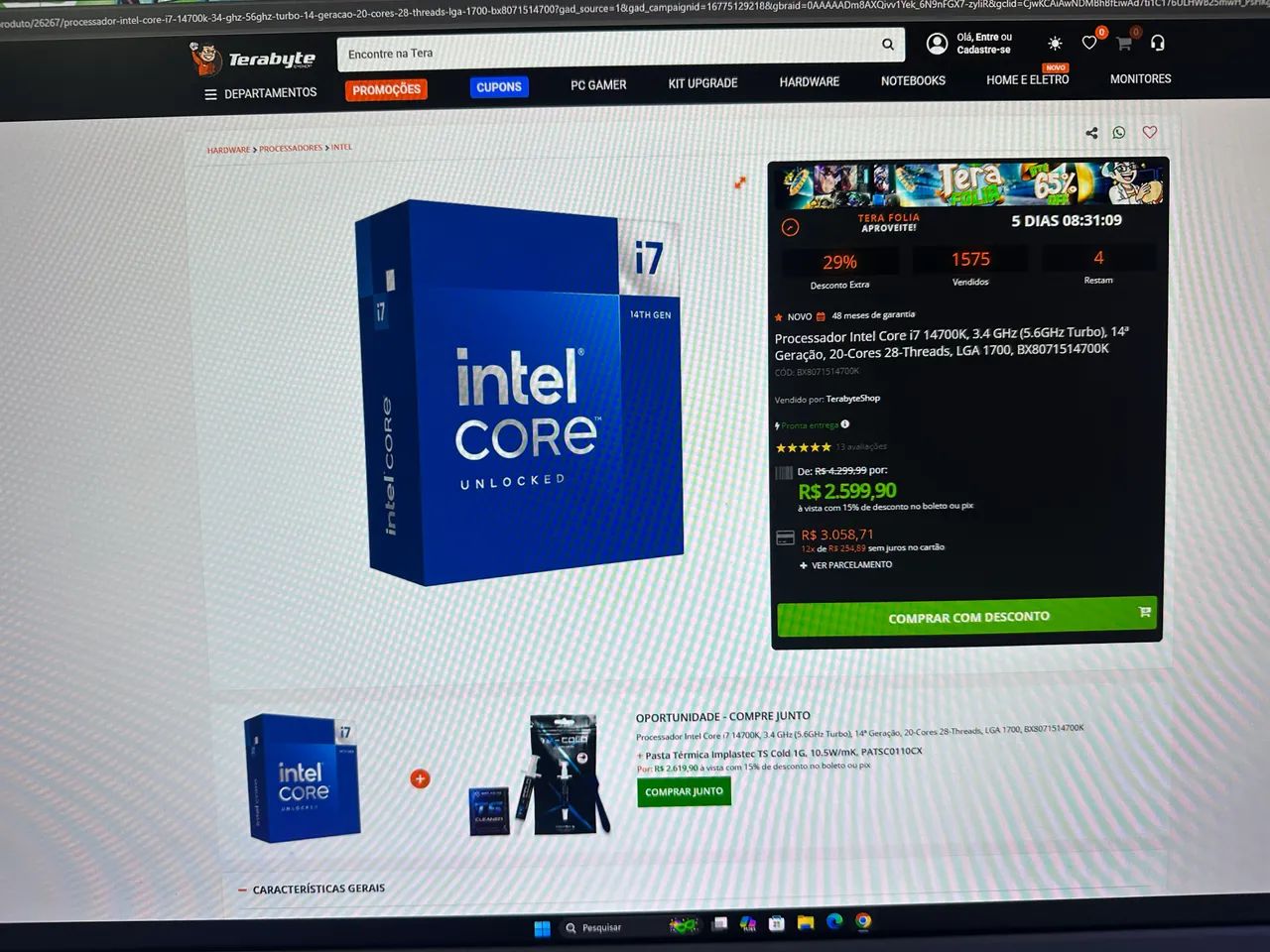 Pc gamer i7 14700k - Foto 5