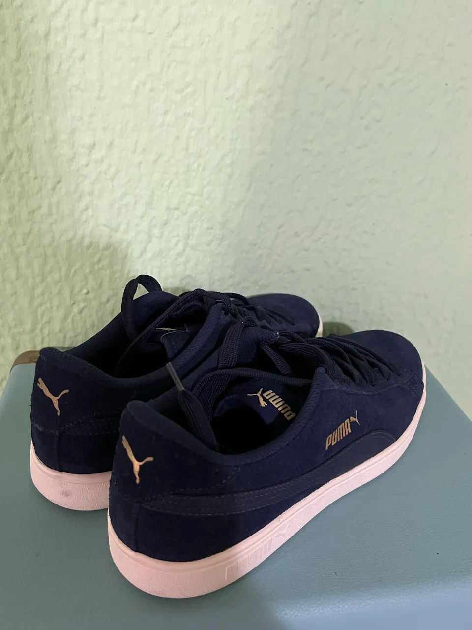 Tênis Puma Azul 37 Suede