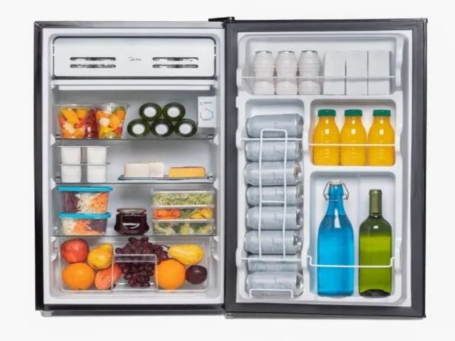 Frigobar Midea 93L Preto Conservado - Foto 2