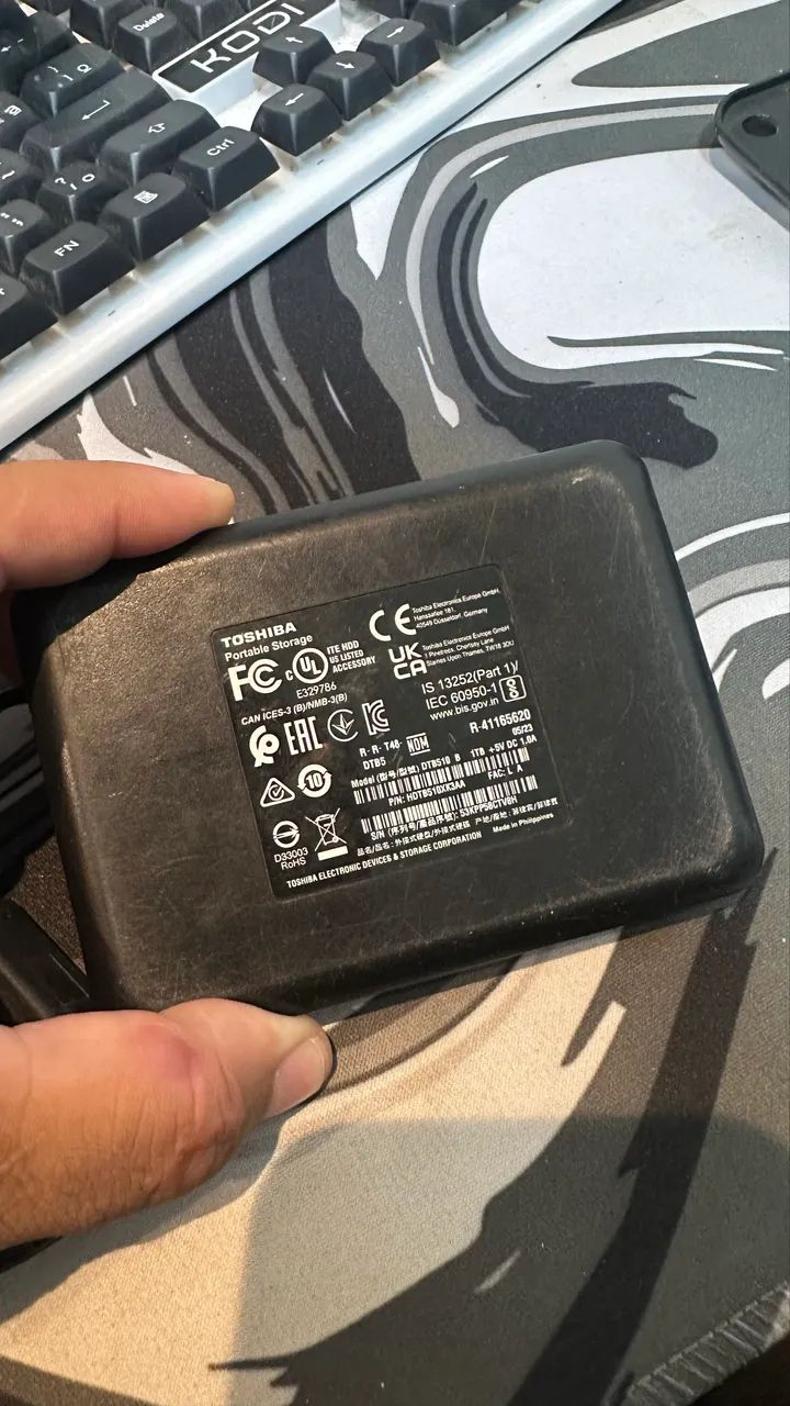 HD Externo 1TB Toshiba USB 3.0