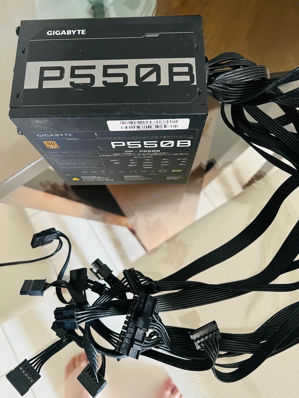Fonte Gigabyte GP-P550B, 550W, 80 Plus Bronze - 28200-P550B-1BRR - Foto 5